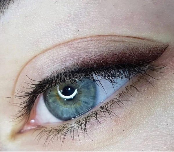 Перманент стрелки с растушевкой