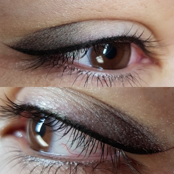 Перманентный татуаж век стрелки