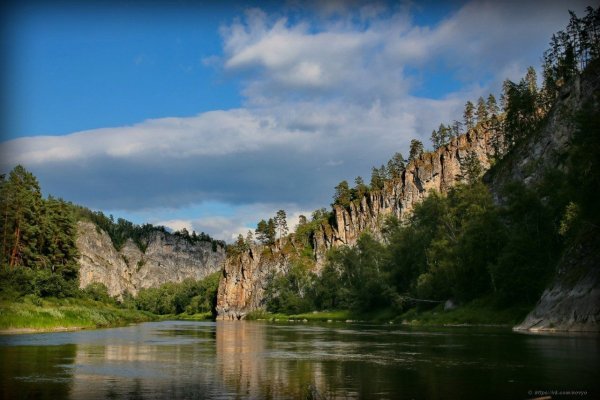 Река Агидель в Башкирии