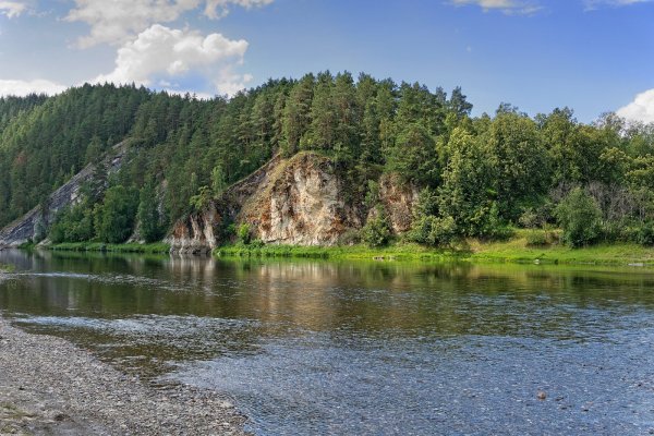 Река Агидель в Башкирии
