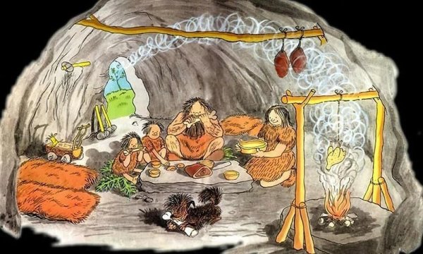 Пещера первобытного человека