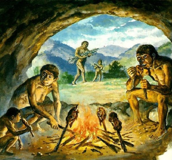 Пещера первобытного человека