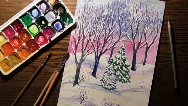 Идеи для рисования красками