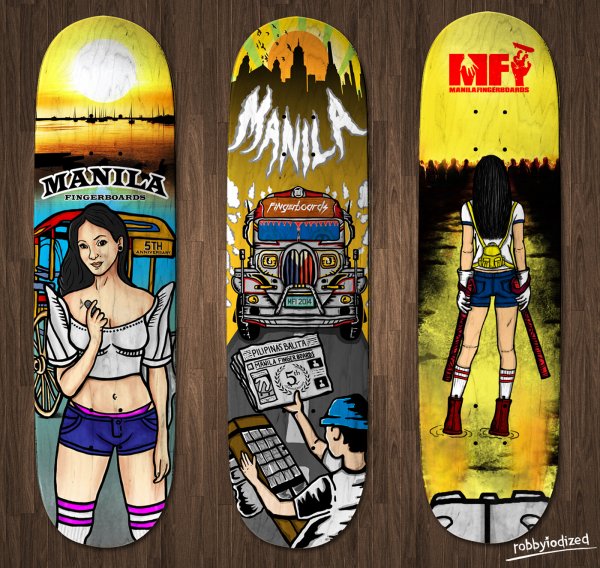 Рисунки на фингерборд