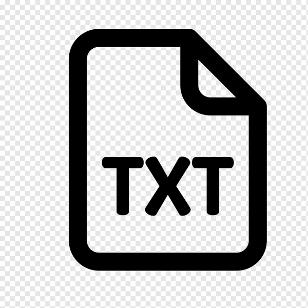 Пиктограмма txt