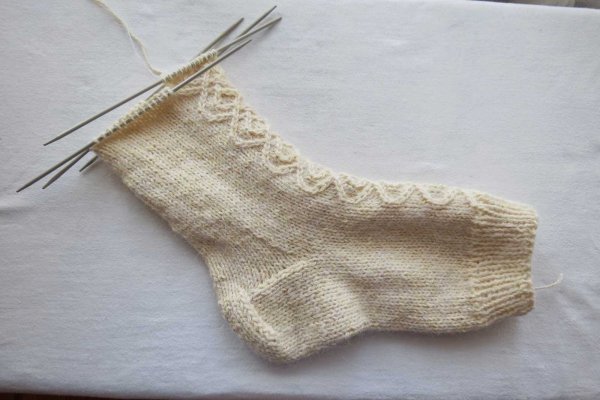 Вязание спицами носков на 5 спицах