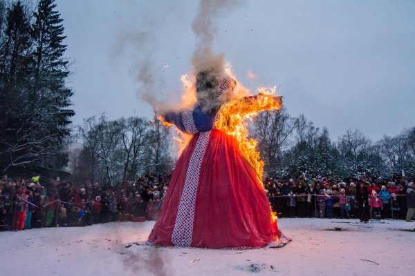 Павловский парк Масленица