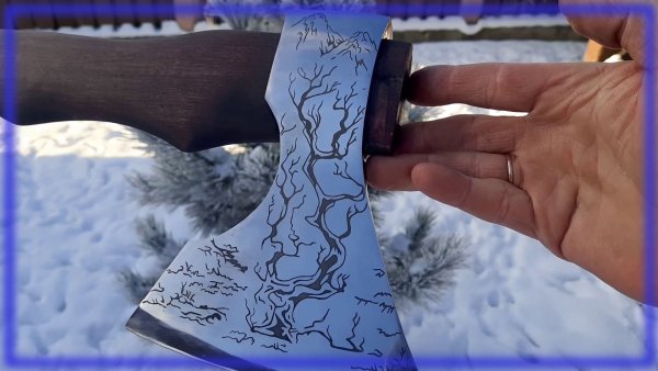 Рисунки на топор для травления