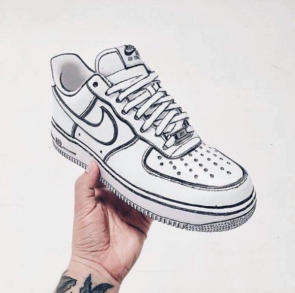 Nike Air Force 1 раскрасить