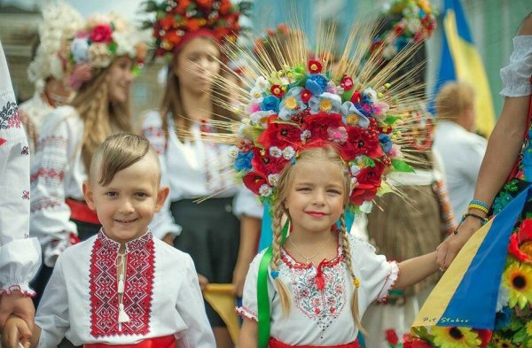 Дети Украины счастливые