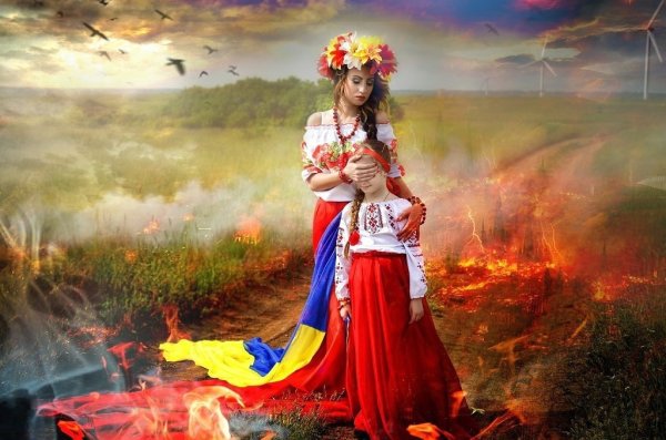 Украинка арт