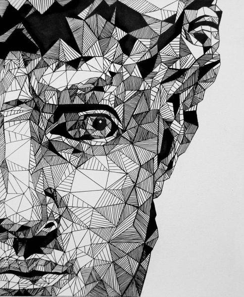 Геометрический стиль рисования