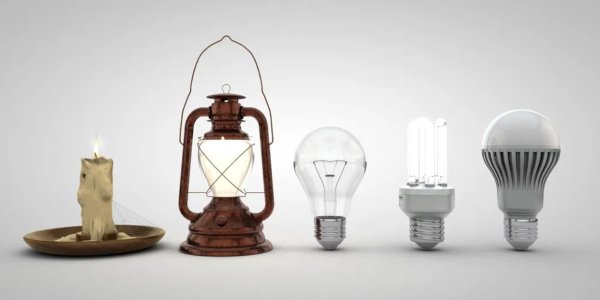 Изобретение лампочки