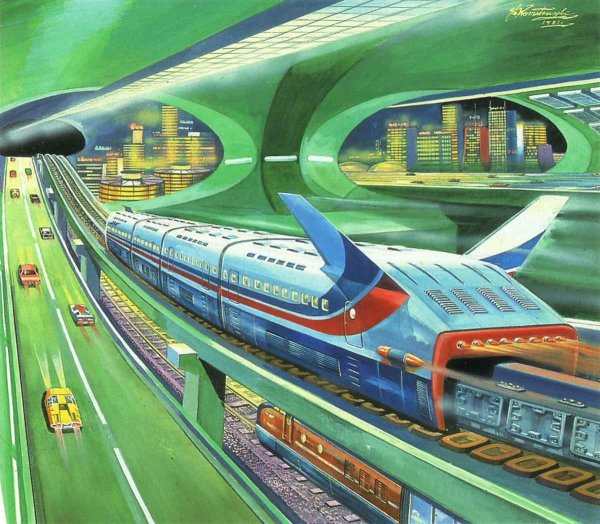 Вакуумный поезд Hyperloop