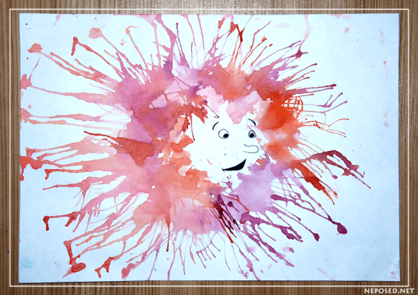 Александр Козенс картины кляксография