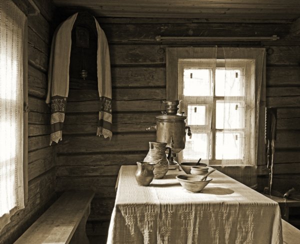 Крестьянская изба 19 века