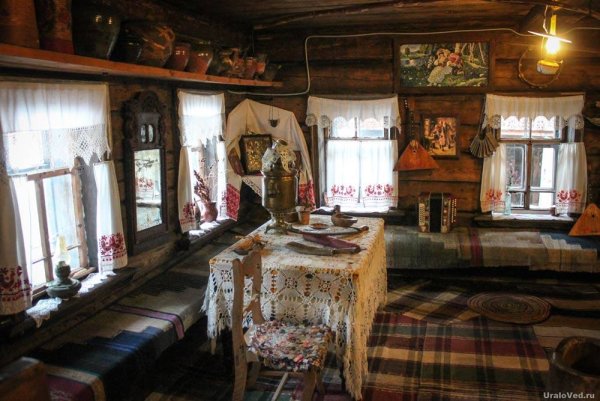 Крестьянская изба 19 века