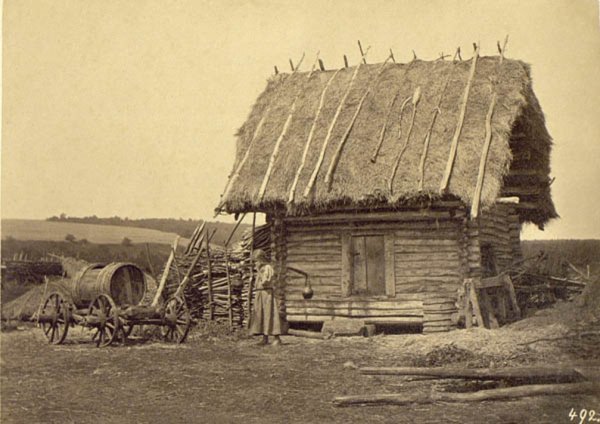 Дом крестьянина 19 века в России