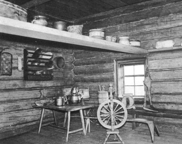 Крестьянская изба 19 века в России