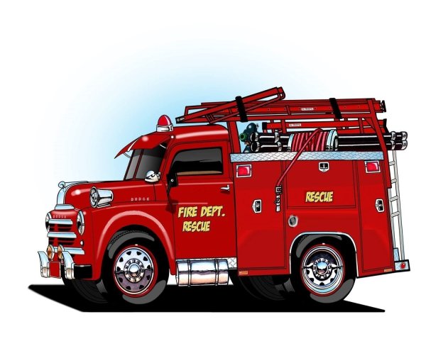 Пожарная машинка картинки (49 фото)