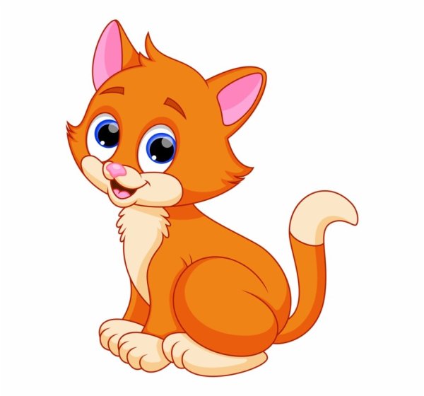 Котенок мультяшный