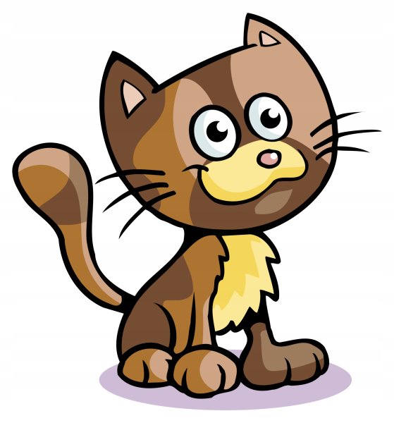 Кошка мультяшная