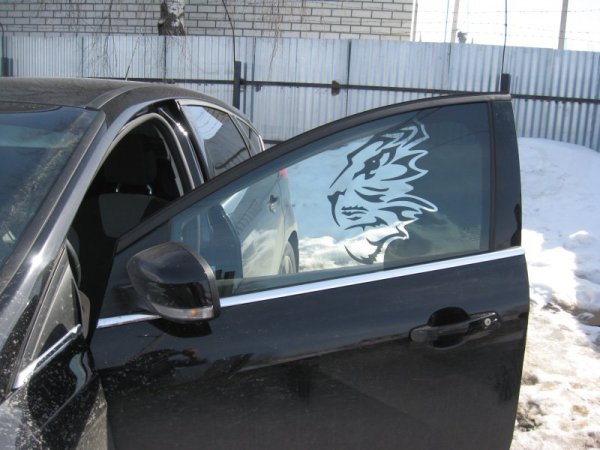 Арт тонировка стекол автомобиля