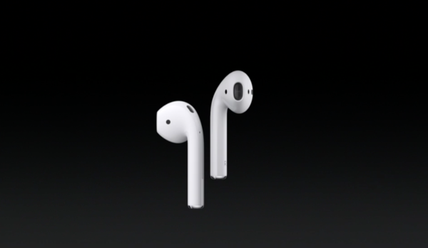 Беспроводные наушники Apple AIRPODS 2 чёрные логотип