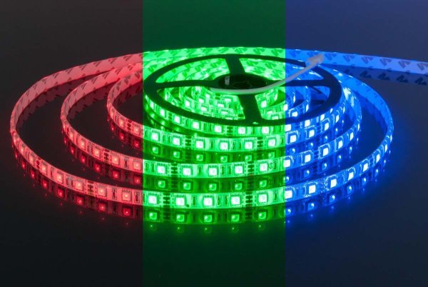 Светодиодная лента LP 5050 60/М (14,4w/м) RGB Lux