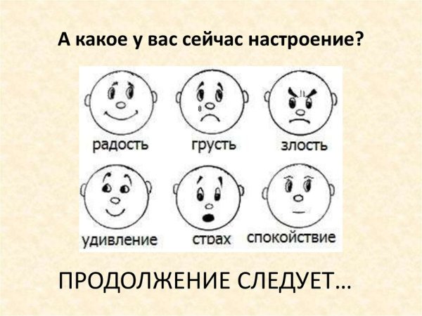 Базовые эмоции для дошкольников