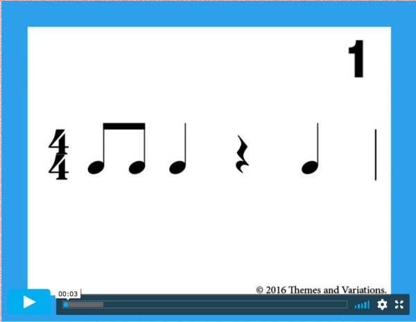 Вальс ритмический рисунок