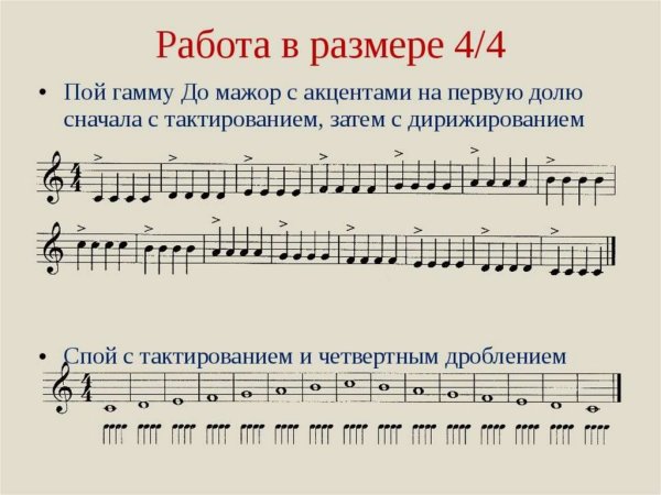 Музыкальный размер 4/4