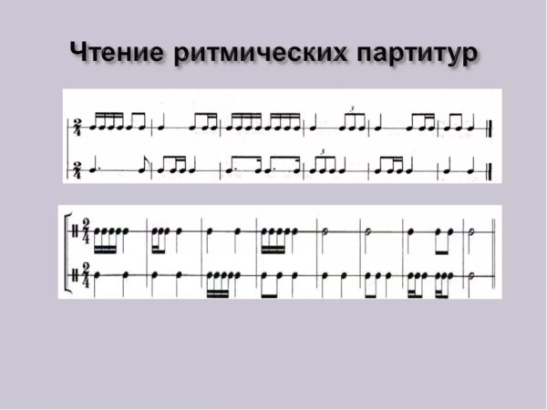 Задания по сольфеджио пунктирный ритм