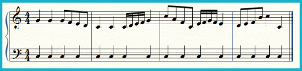 Ритм 8 тактов 4 четверти