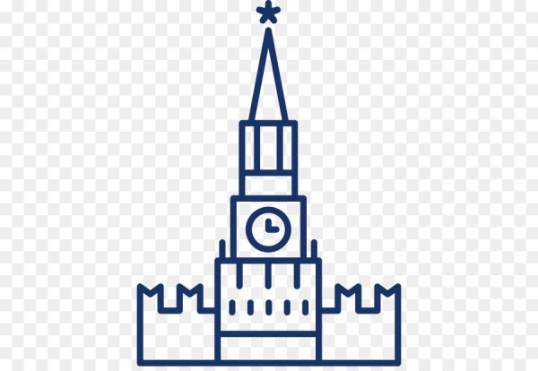 Спасская башня Кремля схематично