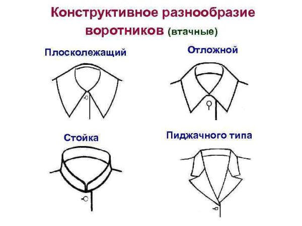 Виды Воротников