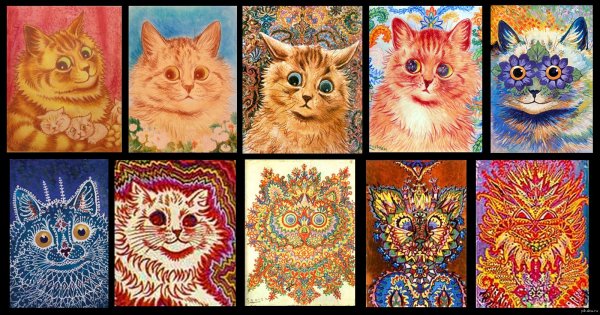 Шизофренические коты Луиса Уэйна