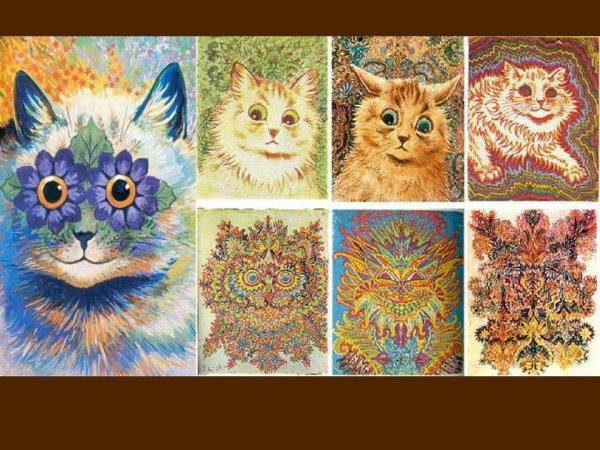 Фрактальные шизофренические коты Луиса Уэйна