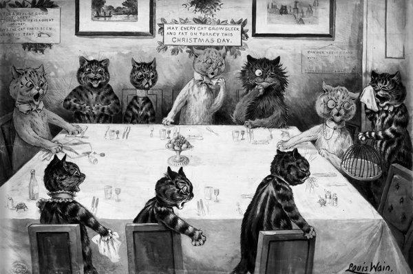 Луис Уэйн «кошачий кошмар»
