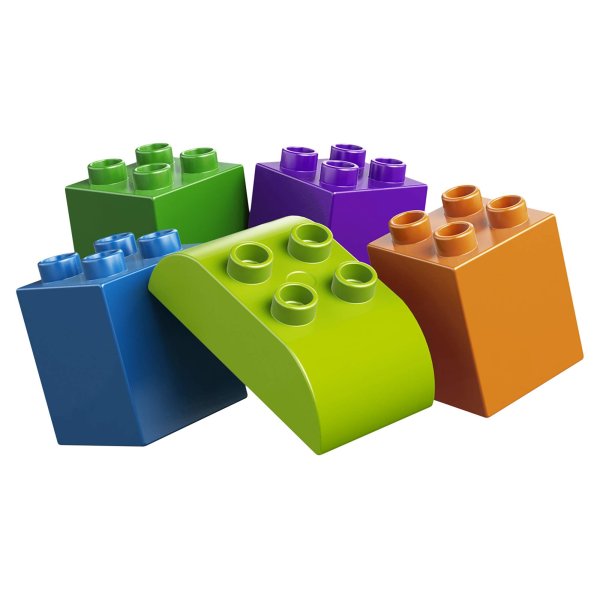 Конструктор LEGO Duplo 10554 веселая каталка с кубиками