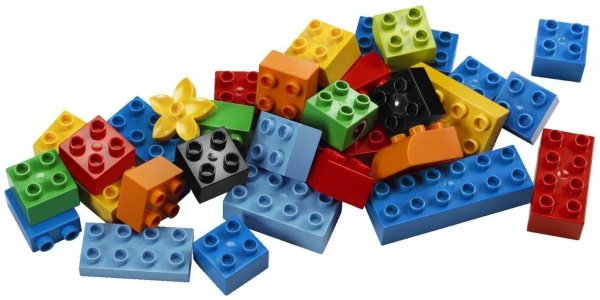 Конструктор LEGO Duplo 5507 коробка с кубиками Делюкс