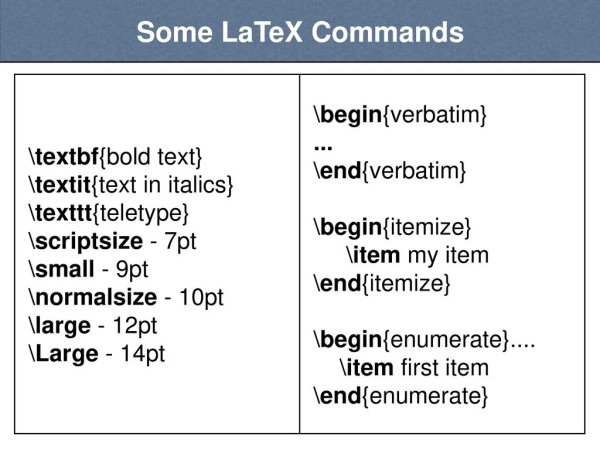 Latex документ