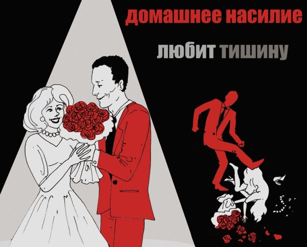 Плакат насилие в семье