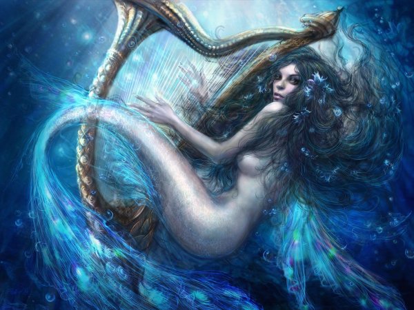 Морская нимфа океанида