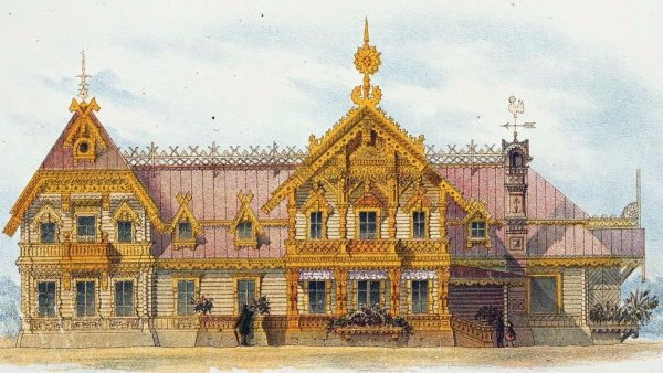 Иван Ропет мотивы русской архитектуры