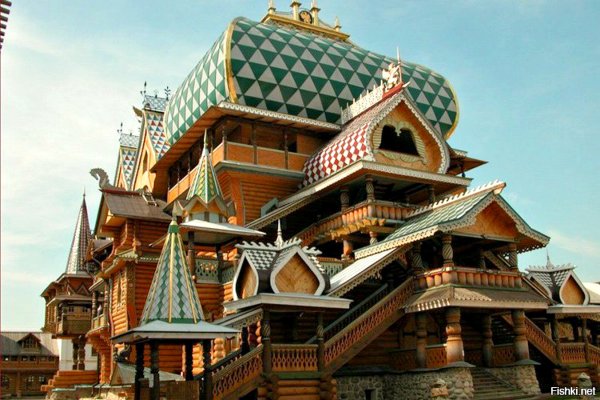 Деревянный дворец Кремль Измайлово