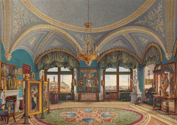 Константин Ухтомский виды залов зимнего дворца