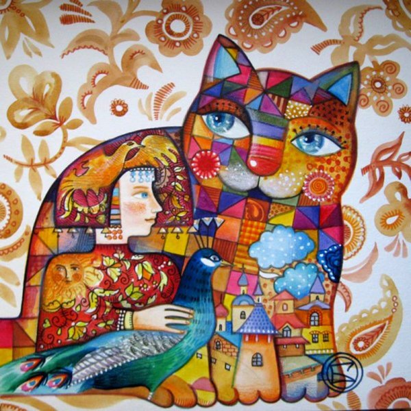 Батик картины и панно Оксаны Заика