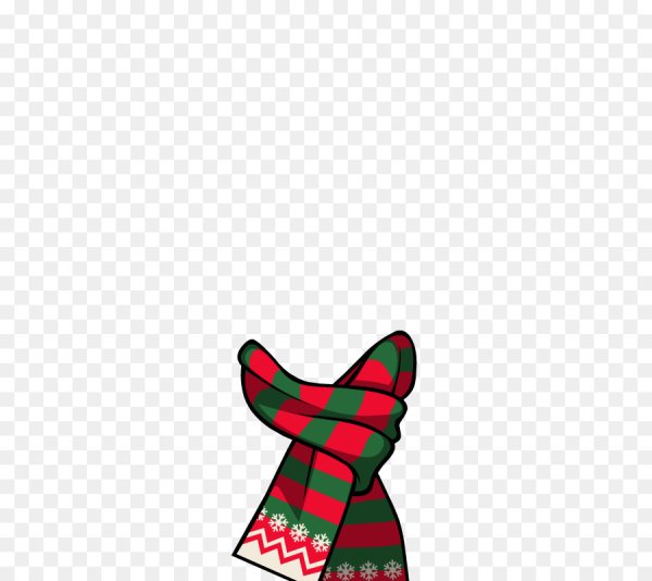 Новогодний шарф