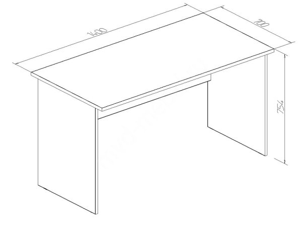 Компьютерный стол Skyland CD 7045, 70х45х75 см